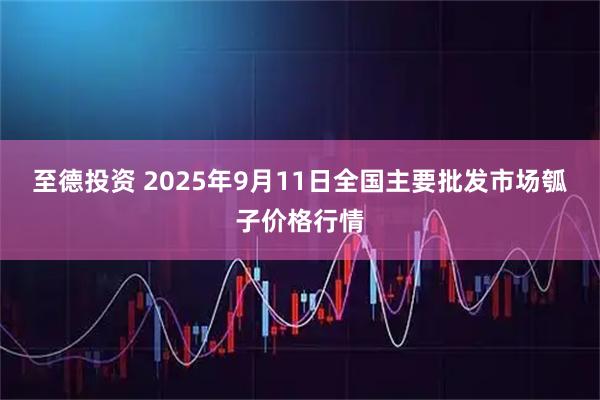 至德投资 2025年9月11日全国主要批发市场瓠子价格行情