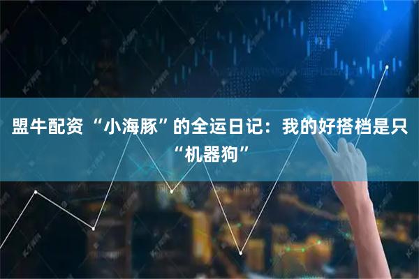 盟牛配资 “小海豚”的全运日记：我的好搭档是只“机器狗”